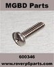 SPECIAL SCREW FOR FIXING LENS TO REAR LAMP UNIT STAINLESS STEEL