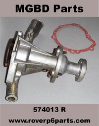 Fully reconditioned WATER PUMP with gasket, for the Rover P6 2000 & 2200 (LONG NOSE)