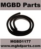 SD1 Door Glass to Waist Finisher Seal- Rubber Weatherstrip